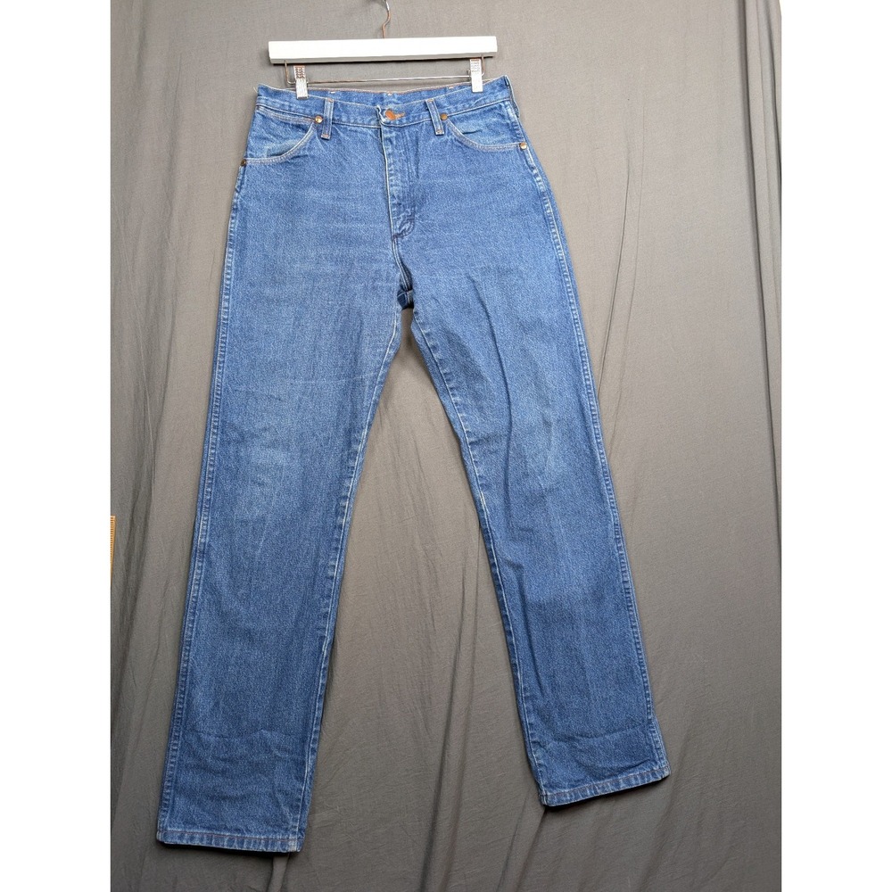 Wrangler Straight Men's Jeans Denim Size 32 X 34